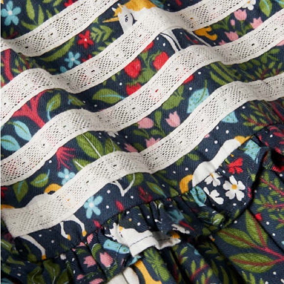 ❤️ SOLD ❤️ Mini Boden Nostalgic Ruffle Dress
In Stormy Blue Unicorn Tapestry - Picture 3 of 8